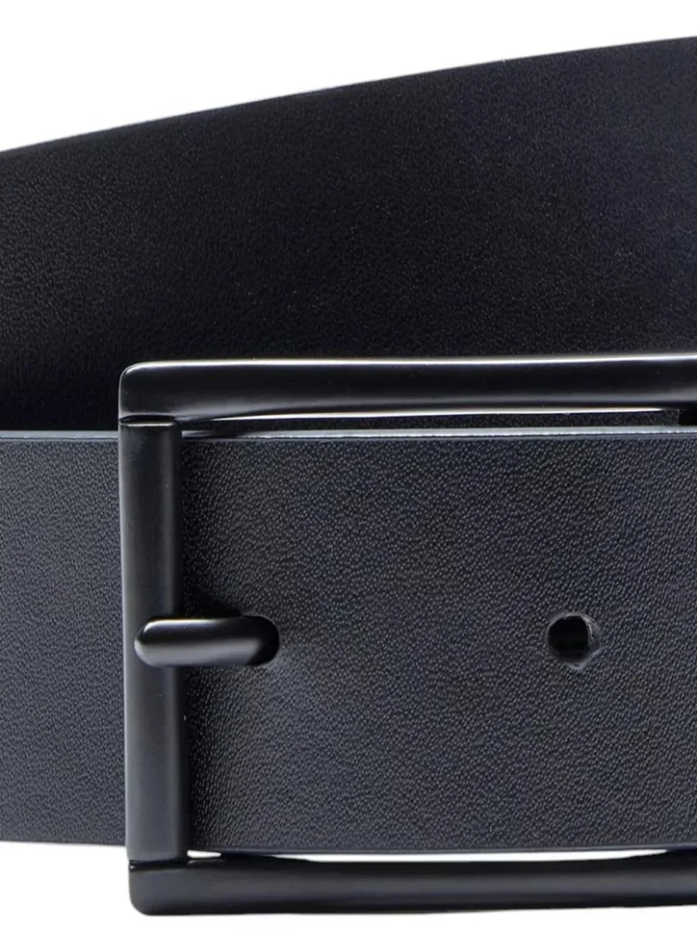 NIKE Golf Belt, Black, Carbon Fiber Textured, Genuine Leather. Size 32.   Chevro